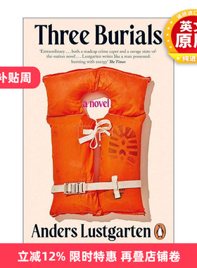 英文原版 Three Burials 三次埋葬 英国剧作家Anders Lustgarten 黑色幽默小说 英文版 进口英语原版书籍