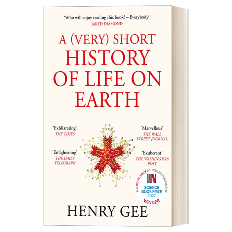 英文原版 A Very Short History of Life On Earth 地球生命极简史 12章讲完46亿年 科普读物 英文版 进口英语原版书籍