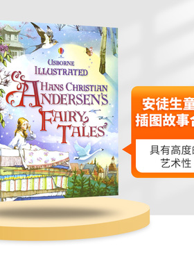 安徒生童话插图故事合集 英文原版 精装 Illustrated Hans Christian Andersen's Fairy Tales 12个故事 全彩插画版 英语课外阅读