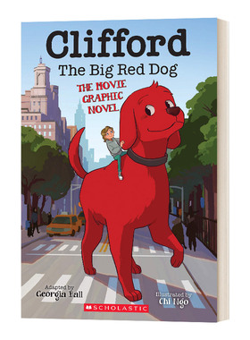 英文原版 Clifford Movie Graphic Novel 大红狗全彩漫画书 英文版 Clifford大电影改编 儿童情感趣味卡通冒险绘本 进口英语书籍