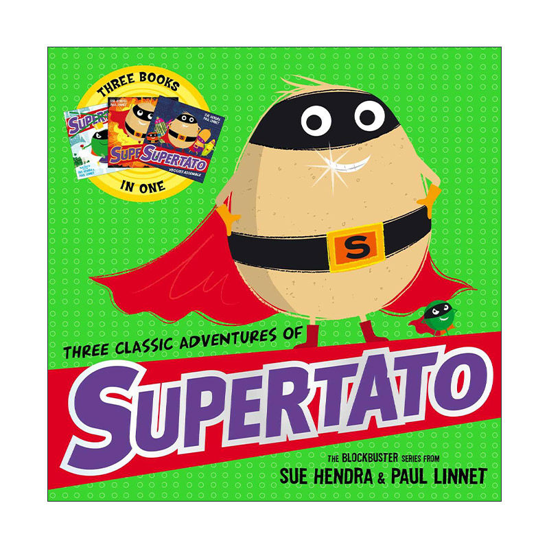英文原版 Three Classic Adventures of Supertato 土豆超人的三个经典冒险合集 Sue Hendra 英文版 进口英语原版书籍