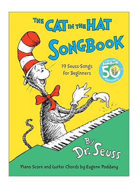 英文原版 The Cat in the Hat Songbook 戴帽子的猫歌曲书 苏斯博士 50周年纪念精装收藏版 英文版 进口英语原版书籍