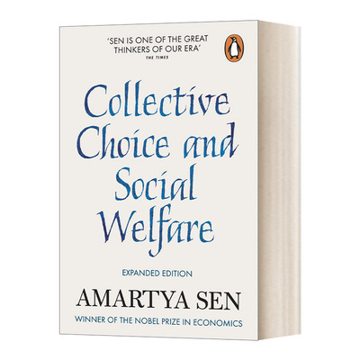 英文原版 Collective Choice and Social Welfare 集体选择与社会福利 阿马蒂亚·森 英文版 进口英语原版书籍
