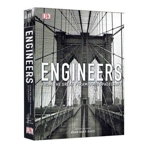 DK工程师图解百科 英文原版 Engineers From the Great Pyramids to Spacecraft 从金字塔到宇宙飞船 人类文明发展史 英文版英语书