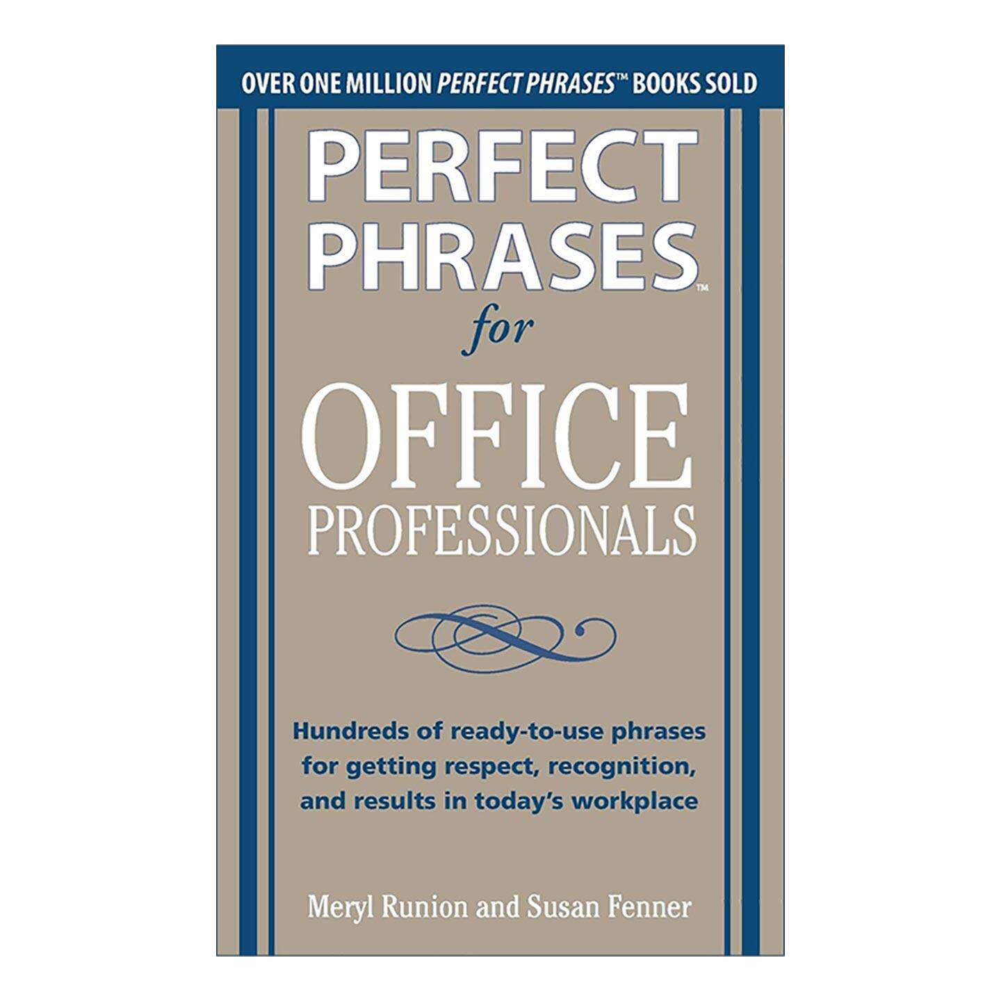 英文原版 Perfect Phrases for Office Professionals 给办公室专业人士的完美用语 英文版 进口英语原版书籍