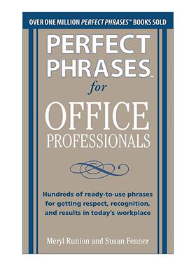 英文原版 Perfect Phrases for Office Professionals 给办公室专业人士的完美用语 英文版 进口英语原版书籍