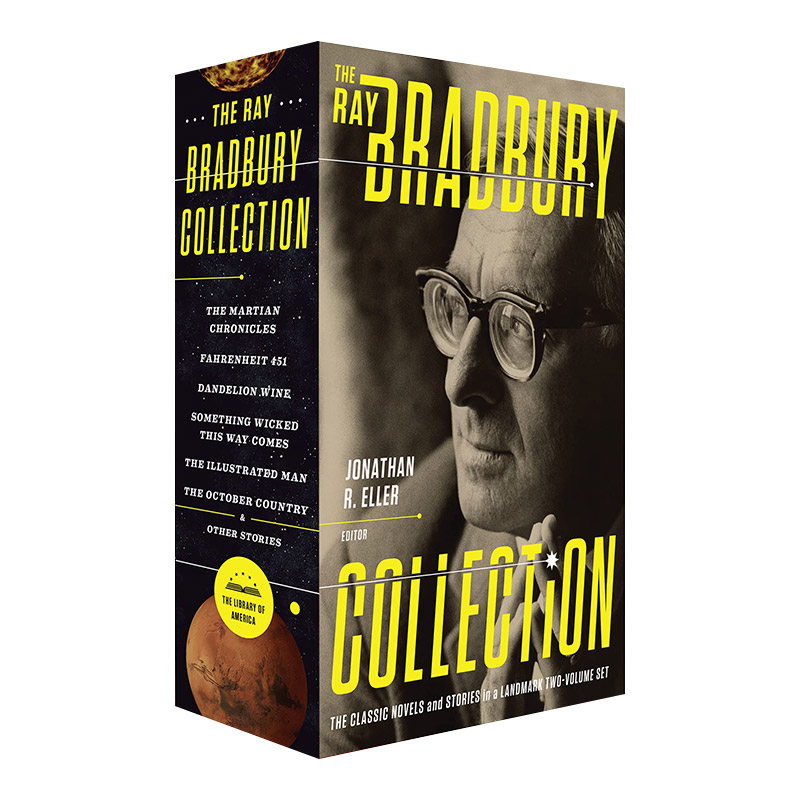 英文原版 The Ray Bradbury Collection 雷·布雷德伯里小说集 2册盒装套装 美国文库 英文版 进口英语原版书籍