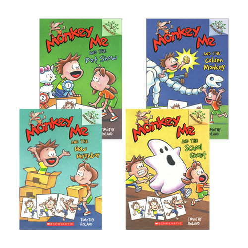 英文原版猴子男孩4册男孩4册