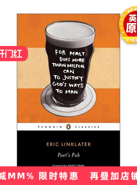 英文原版 Poet's Pub 诗人的酒吧 企鹅黑经典 英国卡内基文学奖得主 月亮上的风作者Eric Linklater 英文版 进口英语原版书籍