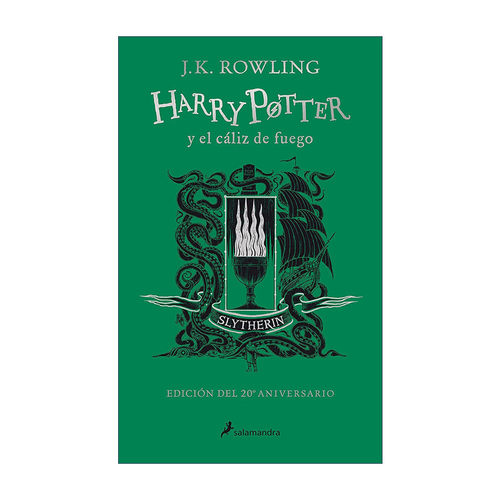 西班牙语原版 Harry Potter y el caliz de fuego 20 Aniv. Slytherin 哈利波特与火焰杯 西班牙语版 斯莱特林版 进口原版书籍