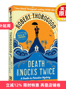 英文原版 A Death In Paradise Mystery 3 Death Knocks Twice 天堂岛疑云3 英国古典推理剧集番外小说  进口英语原版书籍