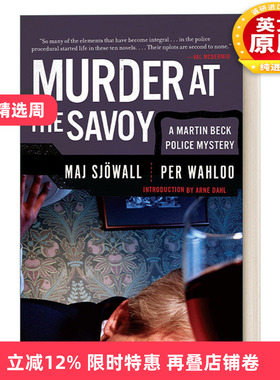 英文原版 Murder at the Savoy Martin Beck Police Mystery 06 马丁·贝克探案系列6 萨沃伊酒店谋杀案 英文版 进口英语原版书籍