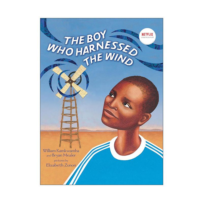 英文原版 The Boy Who Harnessed the Wind 驭风少年 绘本图画书版 威廉·坎宽巴 精装 英文版 进口英语原版书籍