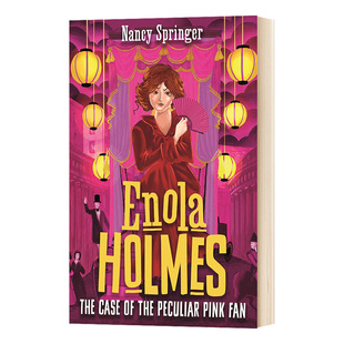 The the Enola 英版 儿童全英语书 英文原版 福尔摩斯小姐4 Case Holmes Pink Peculiar 英文版 Fan