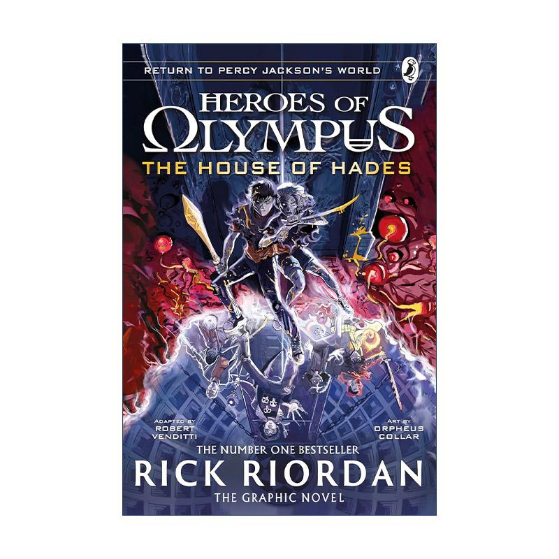 英文原版 The House of Hades The Graphic Novel Heroes of Olympus Book 4 波西·杰克逊奥林匹斯英雄系列漫画4 决战冥王圣殿