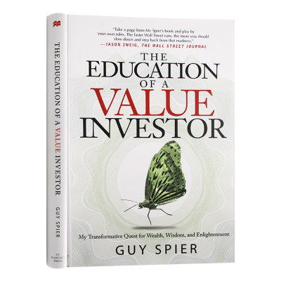 与巴菲特共进午餐时 我顿悟到的5个真理 英文原版 The Education of a Value Investor 价值投资者的教育 英文版进口原版英语书籍