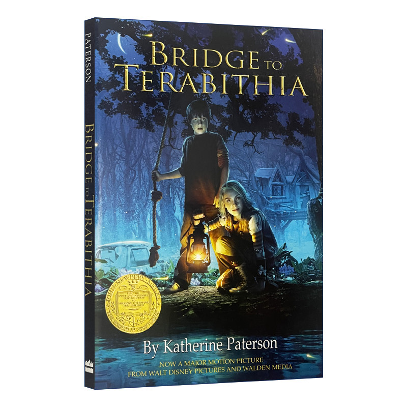 英文原版 Bridge to Terabithia 仙境之桥 影视封面 1978纽伯瑞金奖 英文版 进口英语原版书籍图片