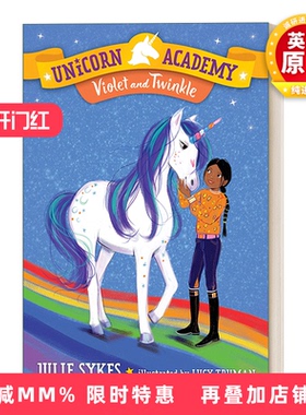 英文原版 Unicorn Academy 11 Violet and Twinkle 独角兽学院系列11 儿童章节桥梁故事书 Lucy Truman 英文版 进口英语原版书籍