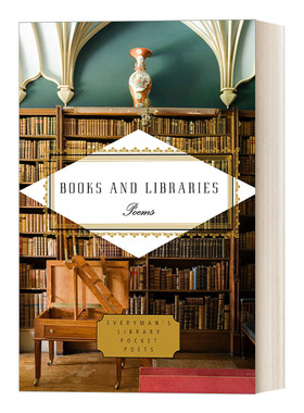 英文原版 Books and Libraries Poems Everyman's Library Pocket Poets Series 书与图书馆 诗选 人人图书馆精装收藏版 英文版