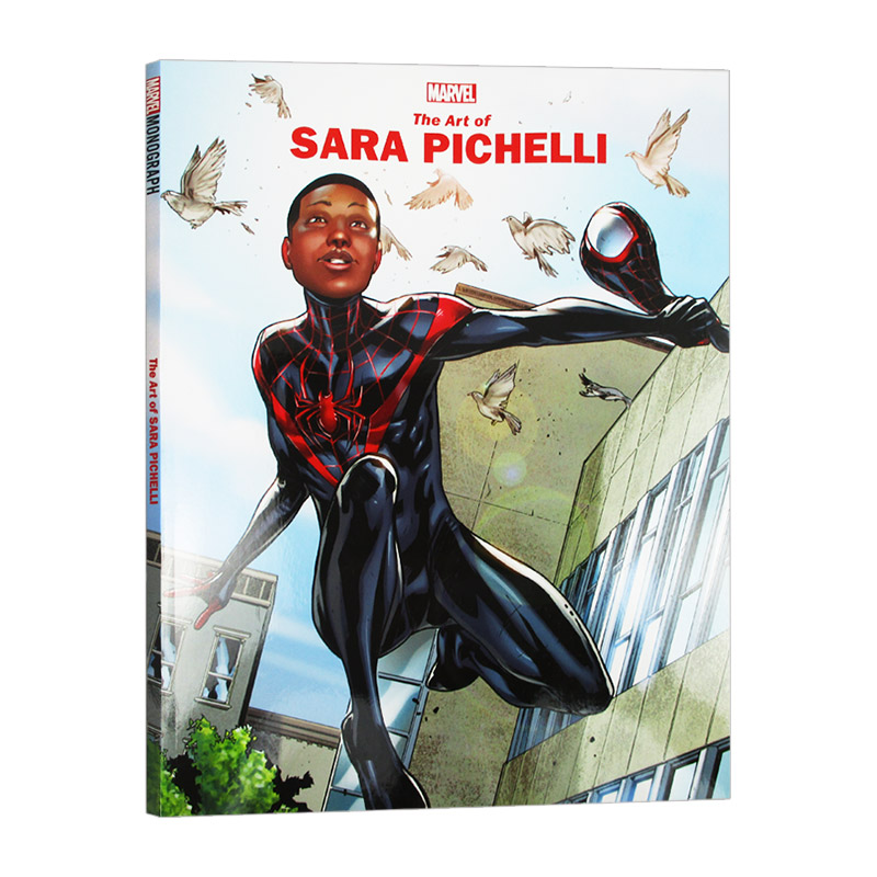 漫威专题 萨拉 皮凯利作品集 英文原版 Marvel Monograph The Art Of Sara Pichelli 蜘蛛侠 迈尔斯莫拉莱斯 英文版进口英语书籍