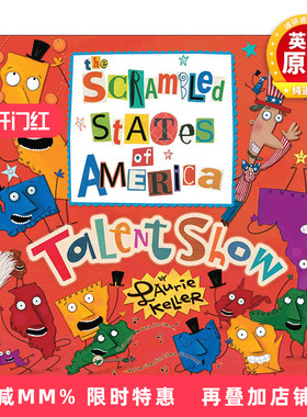 英文原版 The Scrambled States of America Talent Show 美利坚众和国的古怪故事之才艺秀 英文版 进口英语原版书籍