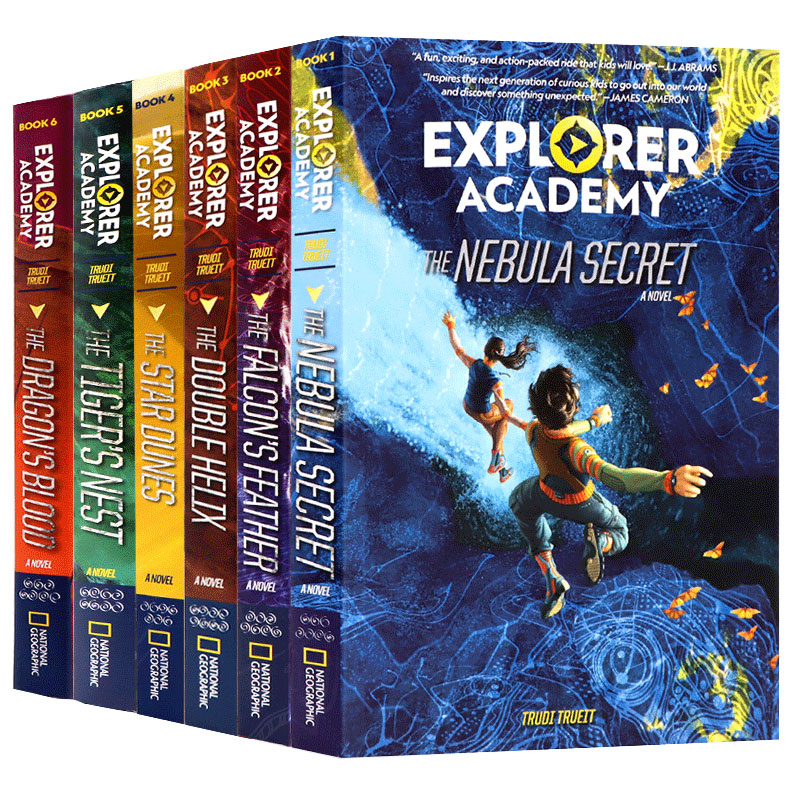 英文原版 Explorer Academy 探险家学院系列1-6册 儿童桥梁章节小说书 青少年冒险主题英语课外阅读 英文版 进口英语原版书籍