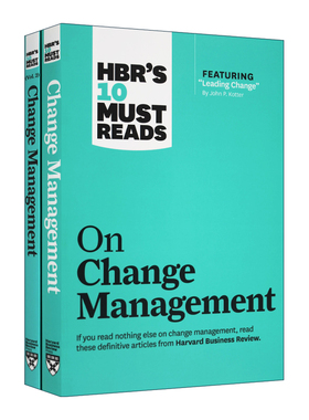 英文原版 HBR's 10 Must Reads on Change Management 2-Volume Collection 哈佛商业评论管理 变革管理 2册套装 进口原版书籍
