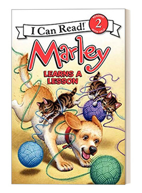 英文原版 Marley: Marley Learns a Lesson 马利学乖了 小狗马利分级阅读 I Can Read Level 2 英文版 进口英语原版书籍