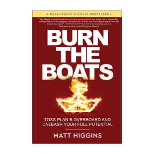 英文版 书籍 Boats 将焦虑转化为积极行动 9个策略 船 the 烧掉你 进口英语原版 英文原版 精装 Burn