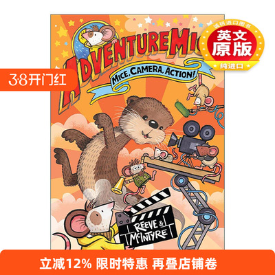 英文原版 Adventuremice Mice Camera Action 冒险老鼠佩德罗6 儿童插画故事书 英文版 进口英语原版书籍