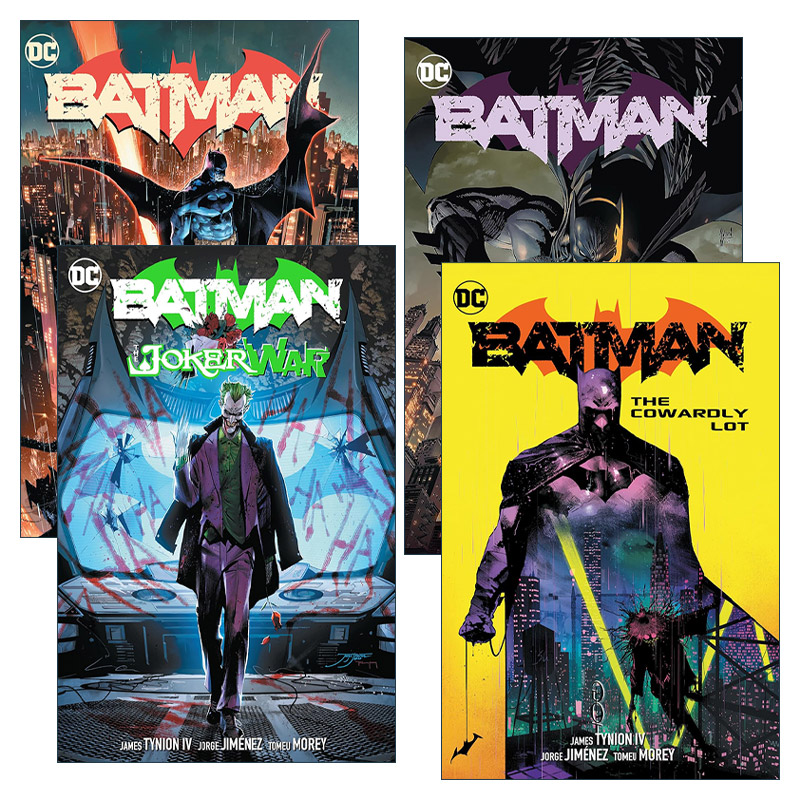 英文原版 Batman(James Tynion IV)平装漫画系列蝙蝠侠 1-4册 DC漫画英文版进口英语原版书籍