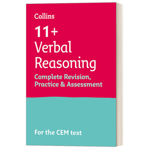 英文原版 11+ Verbal Reasoning Complete Revision Practice 柯林斯英国小升初文字推理复习指南及训练 英文版 进口英语原版书籍