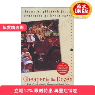 英文原版 Cheaper by the Dozen 儿女一箩筐 影视原著 英文版 进口英语原版书籍