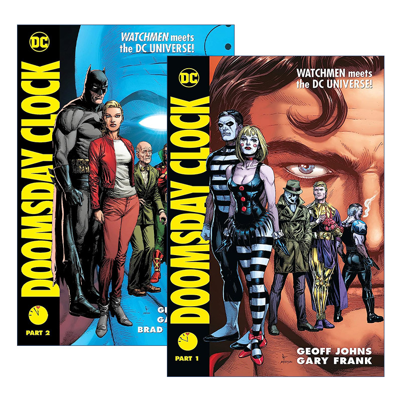 英文原版 Doomsday Clock DC漫画 毁灭日之钟 2册 英文版 进口英语原版书籍