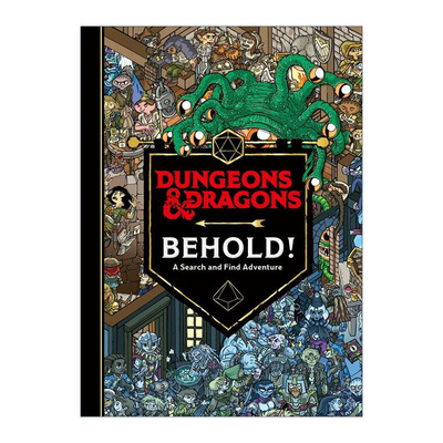 英文原版 Dungeons & Dragons Behold A Search and Find Adventure 龙与地下城 找找书 精装 英文版 进口英语原版书籍