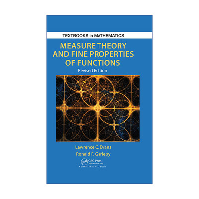 英文原版 Measure Theory and Fine Properties of Functions Revised Edition 测度理论与函数的优良性质 修订版 精装 英文版