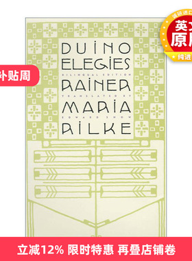 英文原版 Duino Elegies A Bilingual Edition 里尔克 杜伊诺哀歌  双语版  德语-英语 英文版 进口英语原版书籍