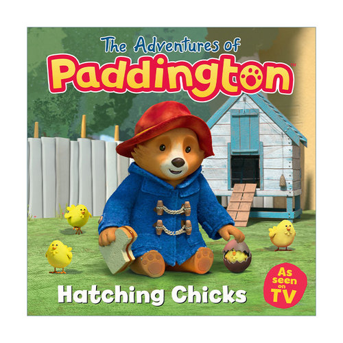 英文原版绘本 The Adventures Of Paddington Hatching Chicks 帕丁顿熊历险记绘本 小鸡孵化 动画版 英文版 进口英语原版书籍