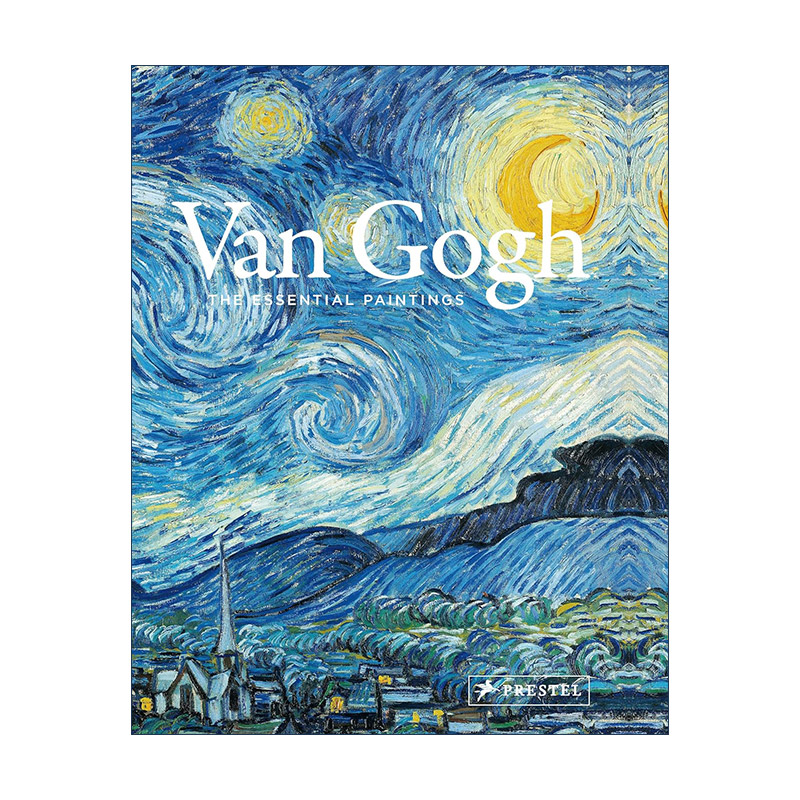 英文原版 Van Gogh The Essential Paintings 梵高 重要画作 手风琴折页精装套盒 英文版 进口英语原版书籍