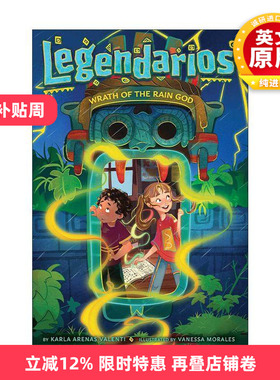 英文原版 Wrath of the Rain God 雨神之怒 传奇人物系列 神话动作冒险小说 英文版 进口英语原版书籍