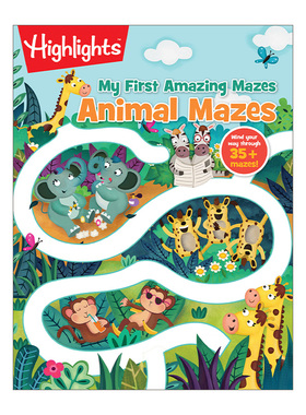 英文原版 Animal Mazes Highlights My First Amazing Mazes 动物迷宫 亮点我的第一个趣味迷宫系列  英文版 进口英语原版书籍