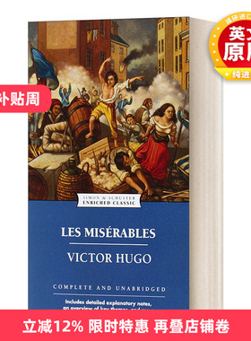 英文原版小说 Les Miserables 悲惨世界 Enriched Classics系列 英文版 进口英语原版书籍