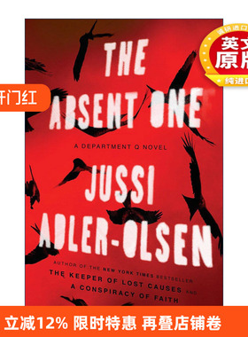英文原版 The Absent One Department Q 02 悬案密码2 野鸡杀手 同名电影原著 Jussi Adler-Olsen 英文版 进口英语原版书籍