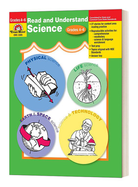 英文原版 Read & Understand Sicence Grade 4-6+ 阅读与理解系列 科学 四到六年级 英文版 进口英语原版书籍儿童全英语书