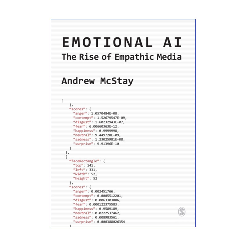英文原版 Emotional AI有情的AI共情媒体的崛起英文版进口英语原版书籍-封面