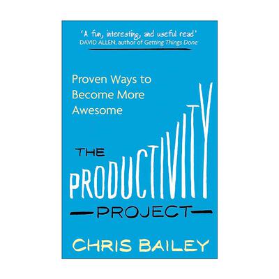 英文原版 The Productivity Project 有生产力的一年 25个有销提升效率的方法 别让无效努力毁了你 英文版 进口英语原版书籍