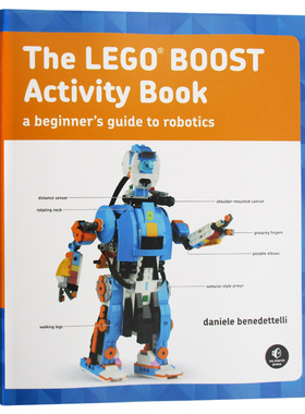 乐高编程机器人活动手册 英文原版 The Lego Boost Activity Book 英文版 进口原版英语书籍 No Starch Press