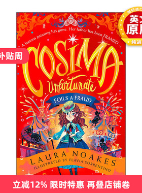 英文原版 Cosima Unfortunate Foils a Fraud 不幸少女柯西玛系列2 挫败骗局 儿童插画冒险故事书 英文版 进口英语原版书籍
