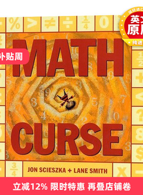 英文原版 Math Curse 数学魔咒 精装绘本 青少年小学生课外阅读 英文版 进口英语原版书籍儿童全英语书