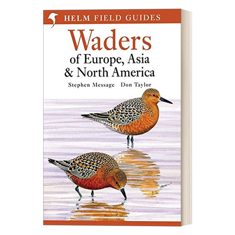 英文原版 Waders of Europe  Asia and North America 欧亚北美涉水鸟图鉴 英文版 进口英语原版书籍